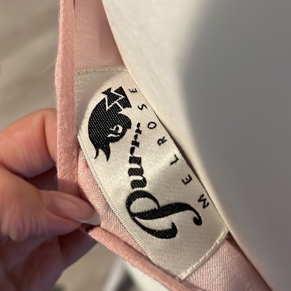 Pink Flower Tie Crop Top - Picture 4 of 4